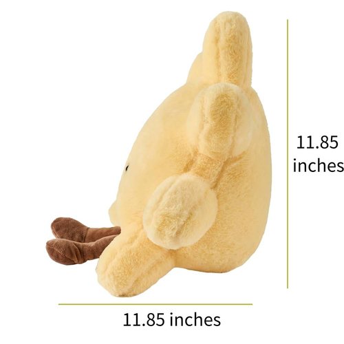 EUEGWYX Sun and Moon Shaped Plush 12" Cute Smiling Fun Filled Moon Sunshine Pillow Stuffed Animal Plushie Toy for Birthday Gift