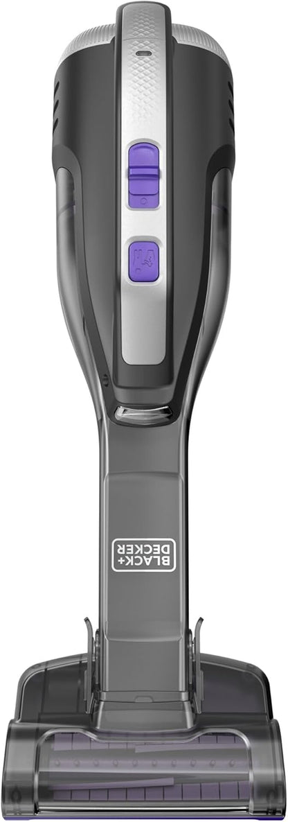 BLACK+DECKER Dustbuster Pet Hair Vacuum - Cordless Handheld with Powerful Suction & LED Light | Includes Pet Brush & Crevice Tool