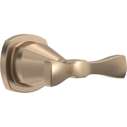 Delta Double Towel Hook for Bathroom or Kitchen| Champagne Bronze | Stryke Accessories