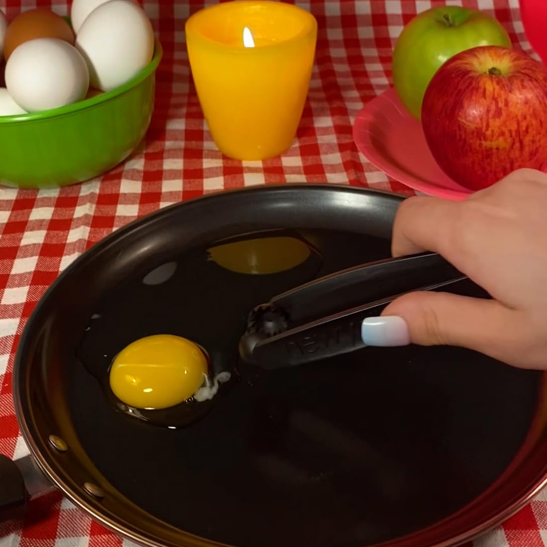 The Original Egg Tool. Engineered to instantly pick up that nasty glob of chalaza membrane off egg yolks. Picks up broken eggshell fragments with ease. Essential Kitchen Tool for food competitions.