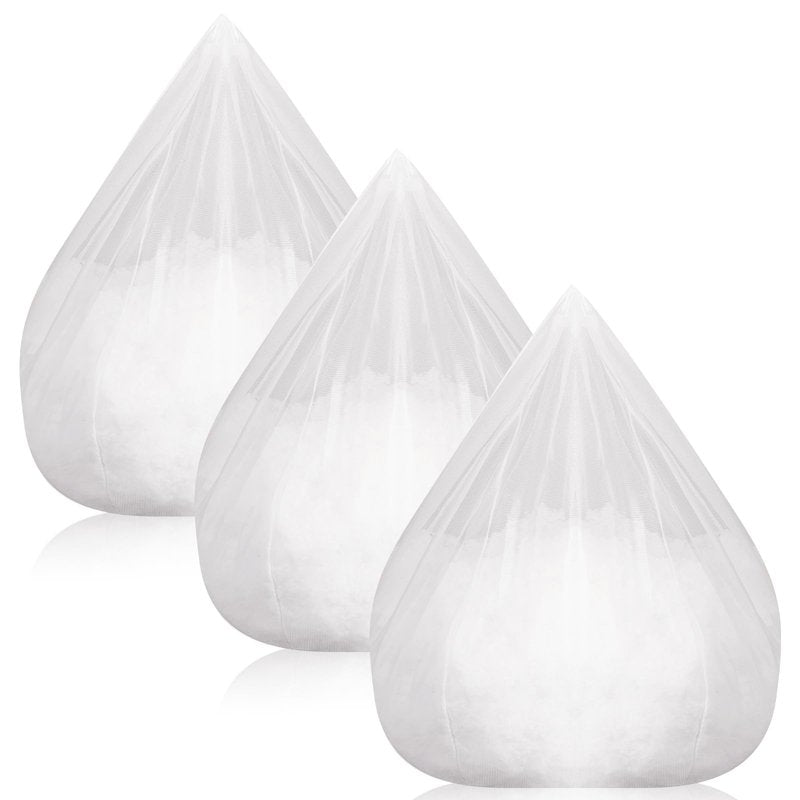SmoothNovelty 3 Pack Inner Liners for Bean Bag Chair Bean Bag Inner Liner Insert Replacement Lazy Sofa Liner Easy to Clean Cover Seat, Zipper Opening No Filler(80 x 90cm/31.5 x 35.4 Inch)