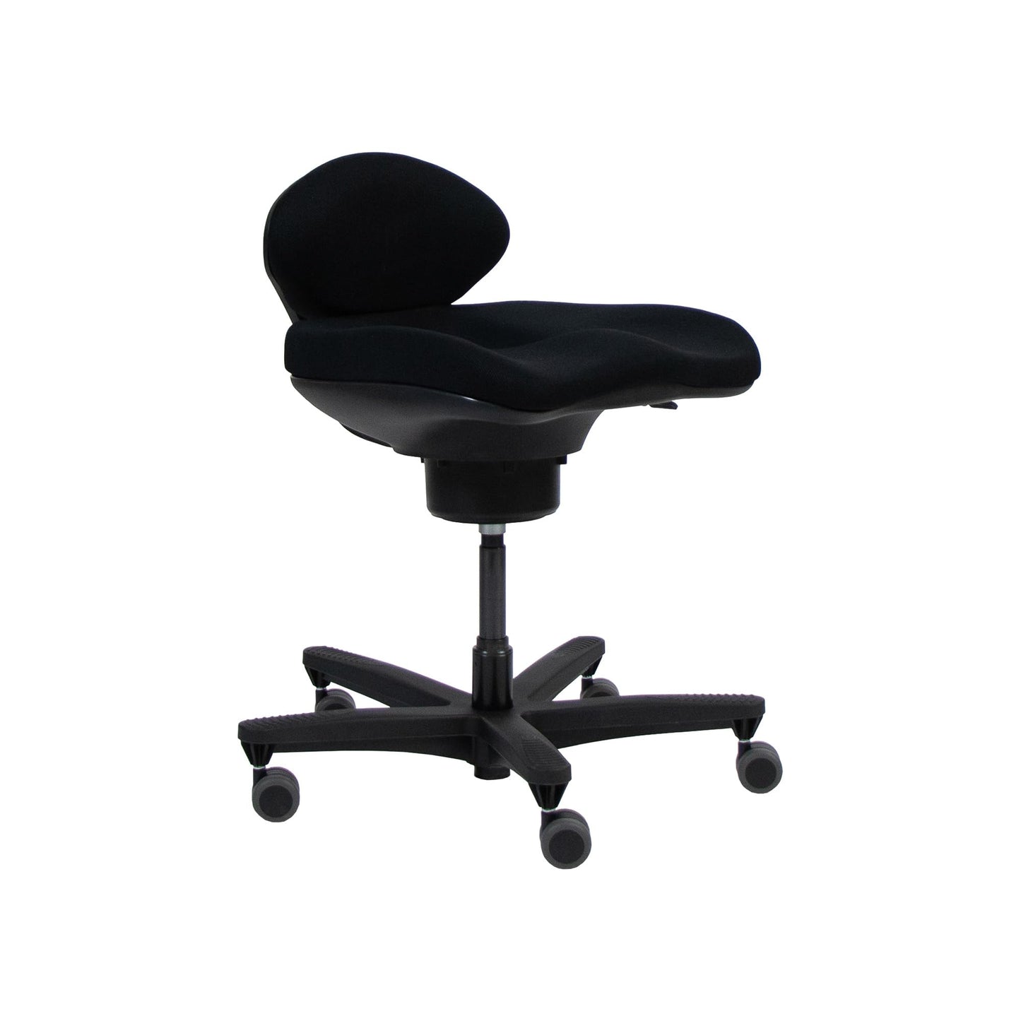 Vari CoreChair – Ergonomic Armless Office Chair for Active Sitting, Core Support & Posture – Adjustable Seat Height & Depth – Compact Task Chair for Home Office Desk – 250 lb Capacity (Black)