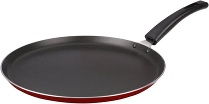 Best Nonstick Dosa Tawa/Griddle, Induction Base Fry Pan, 10 X 10 inches, 3 mm Thickness with Wooden Spatula and Plastic