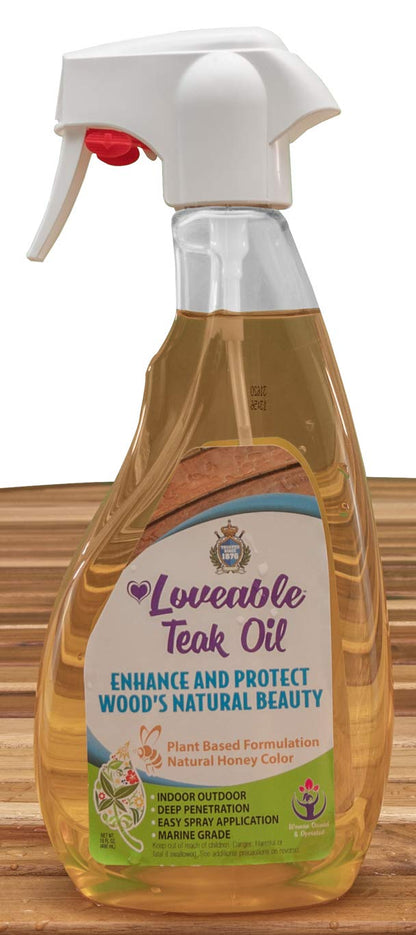 Harmony Teak Bench with Protective Teak Cleaner