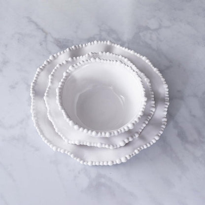Beatriz Ball VIDA Alegria 9" Salad Plate Set of 4 (White)