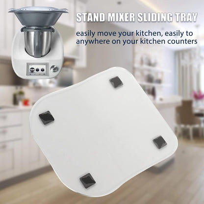 TOPINCN Sliding Mat 35x30cm for Kitchen Mixer, Acrylic Countertop Slider Pad for Coffee Maker, Air Fryer, Blender