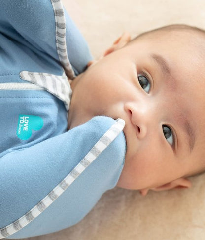 Love To Dream Swaddle UP - Baby Sleep Sack for Self-Soothing | Snug Fit, 13-19 lbs, Dusty Blue
