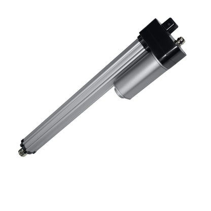 Progressive Automations 24V Water-Resistant Linear Actuator - 6 inches Stroke, 450 lbs Force, IP66 for Industrial, Solar Usage, Brushed DC Electric Motor & Stainless Steel Stroke Rod, PA-10