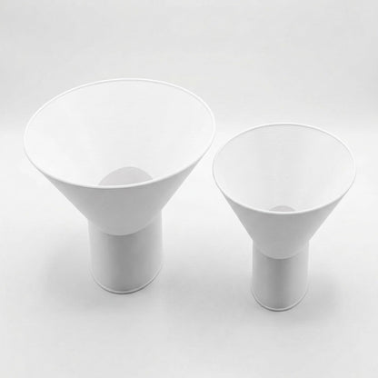 Sai Workshop 2-Piece Oval Funnel Set, Wife-Approved Mess-Free Food Prep Adaptor (Fits 6" & 10" Vacuum Sealer Bags), Unique Kitchen Gadget Gifts for Mom