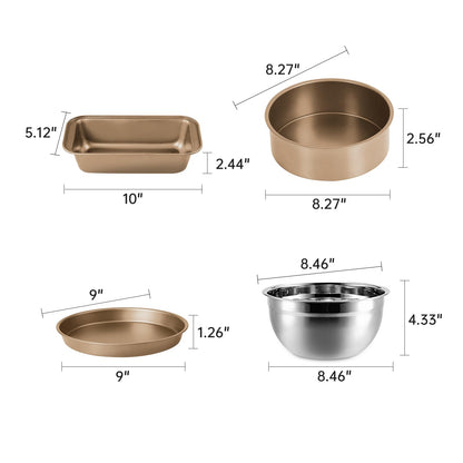 MCK Complete Cake Baking Set Bakery Tools for Beginner Adults Baking sheets bakeware sets baking tools