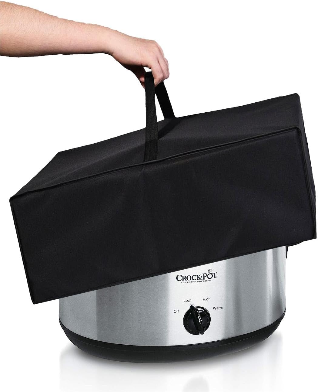 Heavy Duty Portable Slow Cooker Cover Bag, Dustproof Water-Resistant Case for 7 Quart Crock-Pot