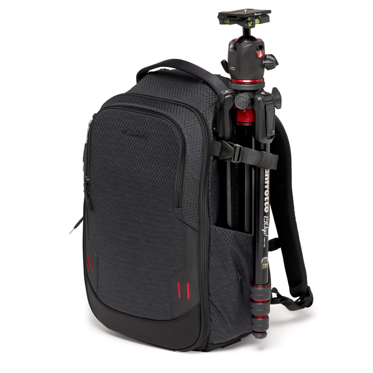 Manfrotto PRO Light Frontloader M, Professional Camera Backpack, Side and Front Access, Tripod Mount, Padded Backpack with Interchangeable Dividers, Black
