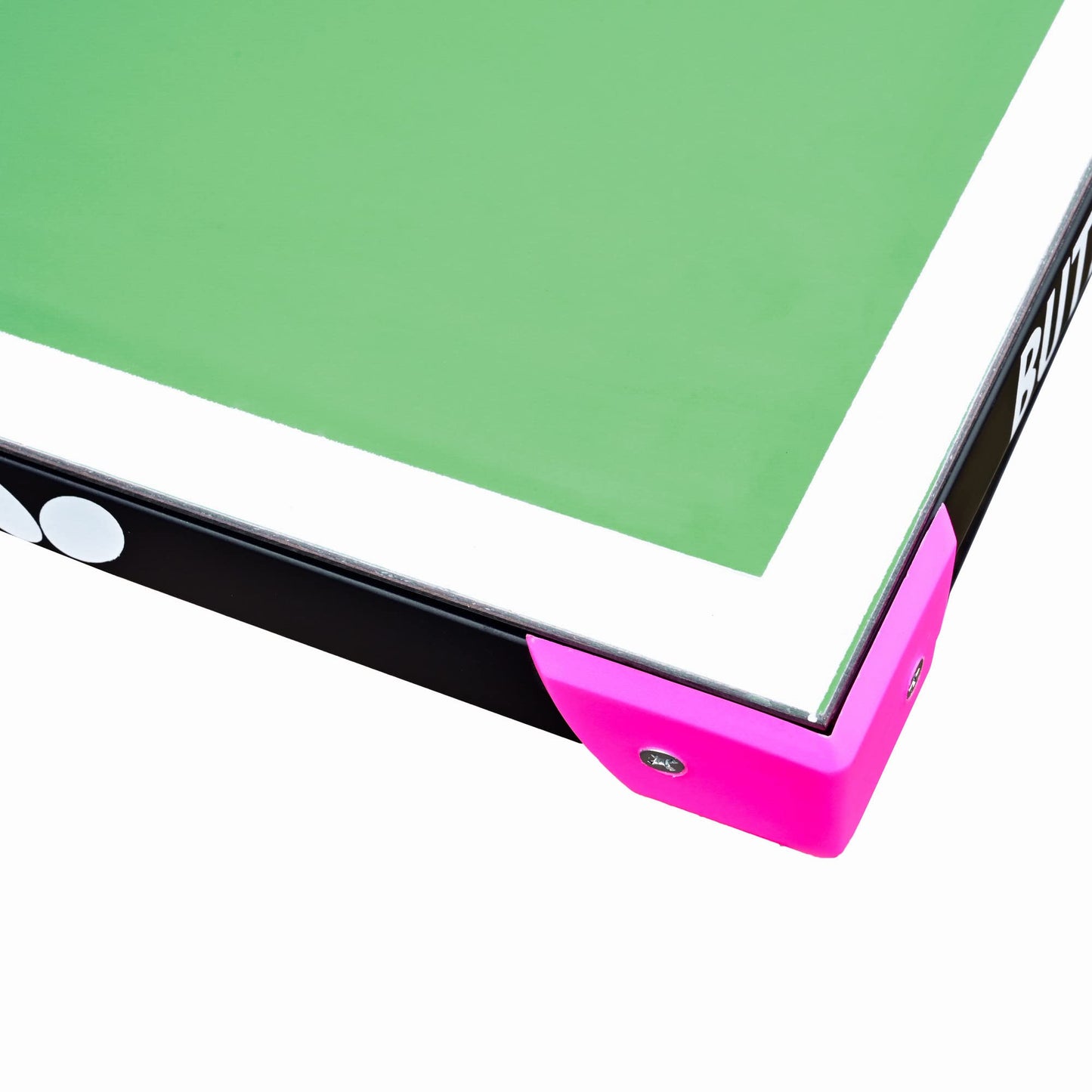 Butterfly Compact Outdoor Ping Pong Table - Thick Outdoor Table Tennis Table - All-Weather Removable Ping Pong Net Included - Ships Assembled - Folds and Rolls for Easy Transport