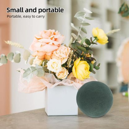 STOBOK 8Pcs Floral Foam Balls 3.54 Inch Round Water Absorbing Flower Sphere Blocks for DIY Wedding Bouquet Arrangements Home Decor Florist Supplies
