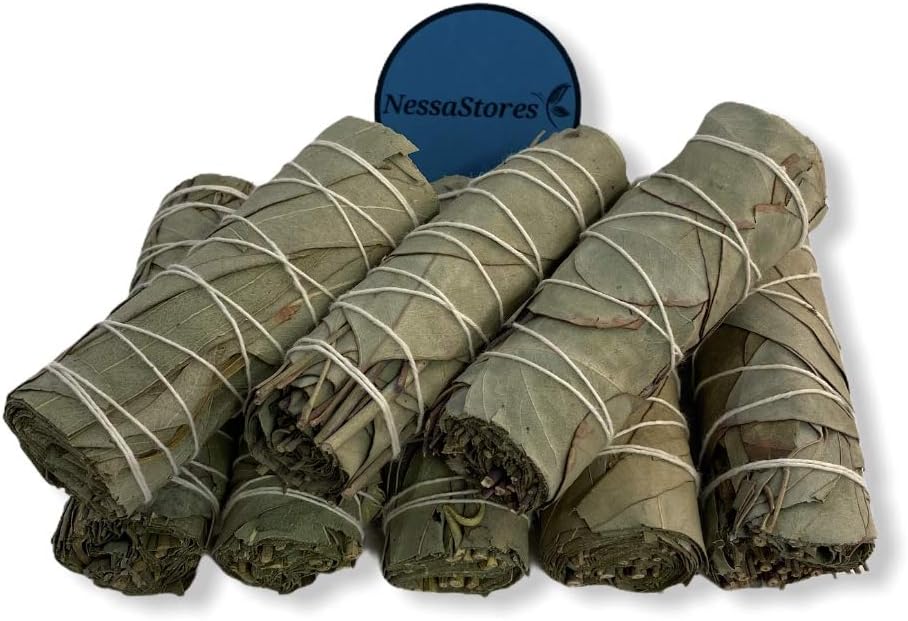 Eucalyptus Smudge Incense Bundle, 4" #JC-186 (7 pcs)