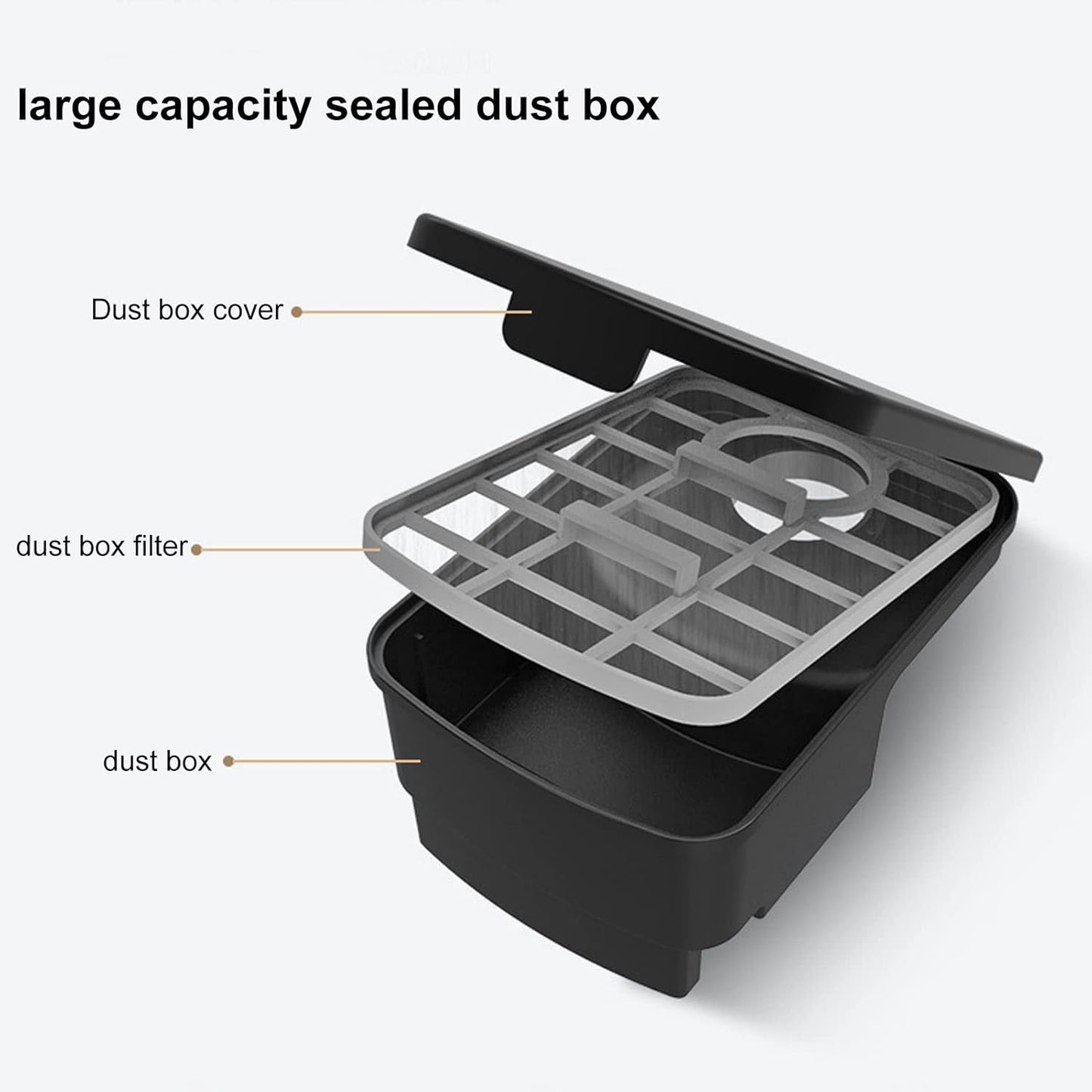 Robot Vacuum Cleaner, 4 in 1 Portable USB Rechargeable Mini Smart Sweeper with 450ml Large Capacity Dust Box