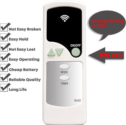 Replacement Remote Control for Vornado Tower Fan NGT335 NGT425