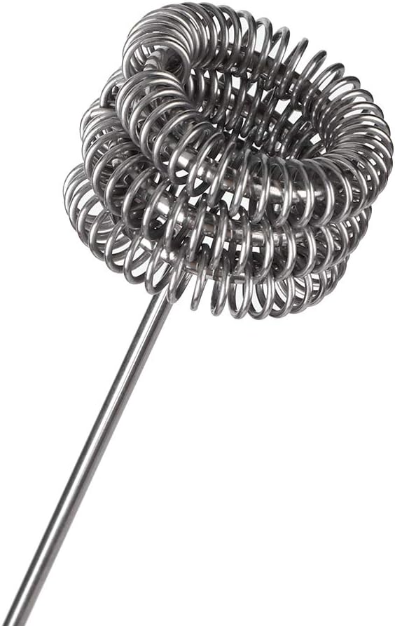 Electric Hand Mixer, Stainless Steel Handheld Kitchen Coffee Stirrer, Easy to Use Egg Beater Milk Frother