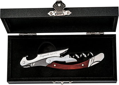 Laguiole Style de Vie Corkscrew, Bottle Opener with Foil Cutter, Rosewood