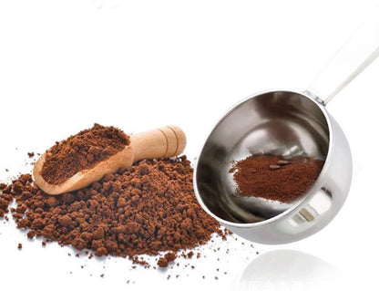 Coffee Scoop Dual Purpose Stainless Steel Table Spoon for Espresso Measuring and Tamping (15ml)