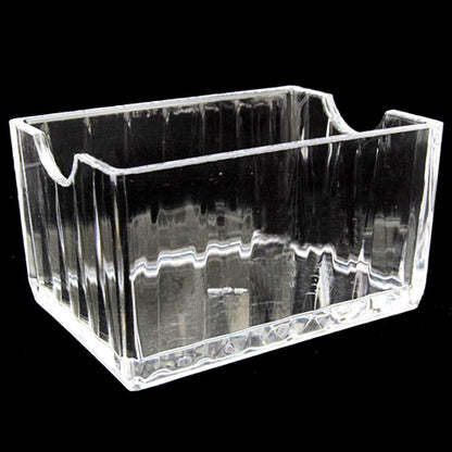 Acrylic Tea Bags Caddy Organizer, Tea Chest Box for Tea, Coffee Bags, Sweeteners, 11x6.5x6.5cm, 1 Divided Section
