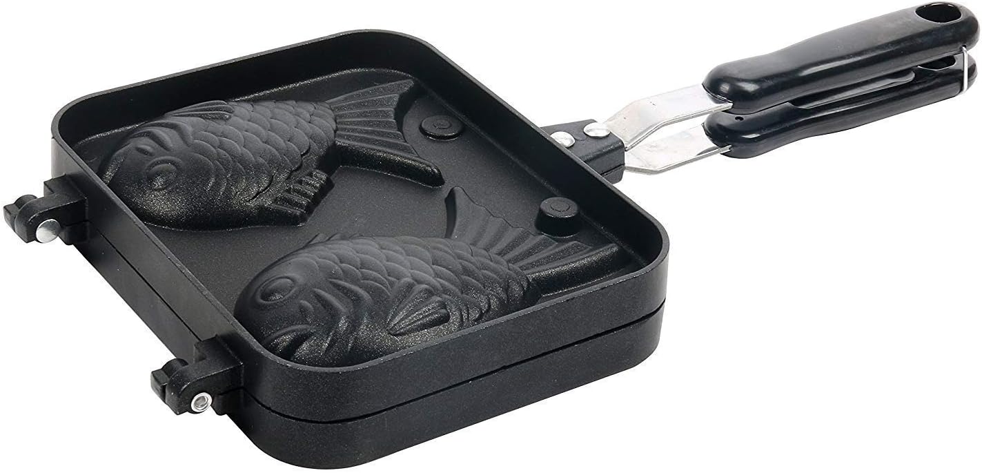 Cake Pan Waffle Maker - Aluminum Alloy Non-stick Waffle Cake Baking Mold Plate (Fish Mould)