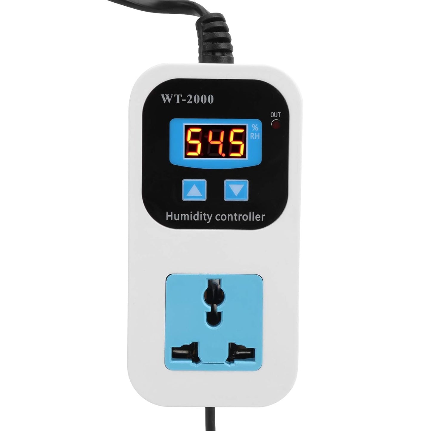 Digital Humidistat, 099% RH Humidity Switch Socket, High Accuracy for Home or Storage Warehouse