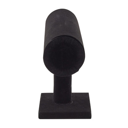 Juvale Necklace Display Stand & Bust Set - 2-Piece, Black Velvet, Modern Freestanding - Necklace Holder Stand & Bracelet Holder Display - Jewelry Showcase for Vendors & Photography