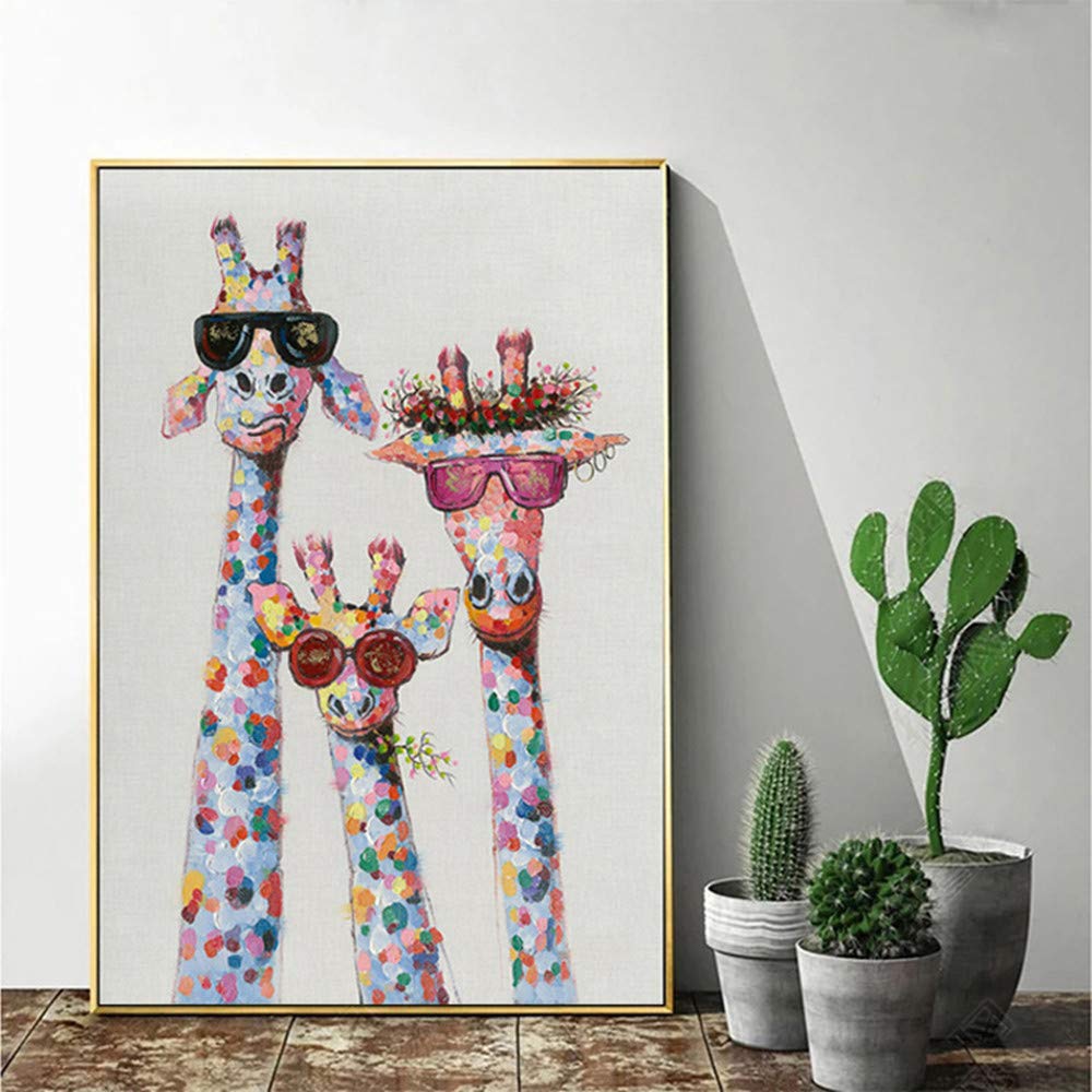 MMAHD 5D DIY Diamond Art Painting Kits for Adults Full,Giraffe Full Drill Embroidery Paintings Rhinestone Pasted DIY Painting Cross Stitch Arts Crafts for Home Wall Decor 11.8×15.7Inches.