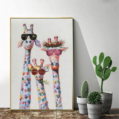 MMAHD 5D DIY Diamond Art Painting Kits for Adults Full,Giraffe Full Drill Embroidery Paintings Rhinestone Pasted DIY Painting Cross Stitch Arts Crafts for Home Wall Decor 11.8×15.7Inches.