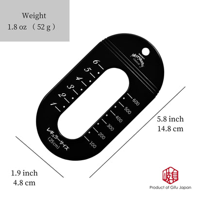Seki Japan Spaghetti Measure Tool, pasta portion control gadgets, dry noodle plastic measuring tool