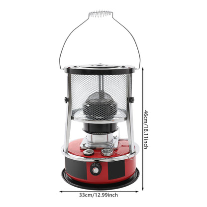 Portable Kerosene Heater 8000 BTU, Indoor Outdoor Space Heater with Adjustable Height 13-18 Inches, 1.37 Gallon Fuel Capacity for Garage Camping Emergency Heating
