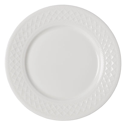 Mikasa Patterson Vegan Bone China Chip Resistant 12 Piece Dinnerware Set, Service for 4