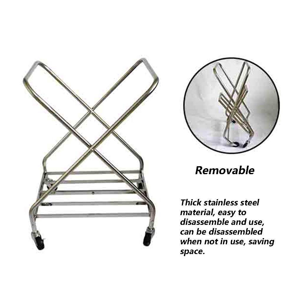 Yellow Heavy Duty Laundry Sorter Cart with Removable Bags and Wheels