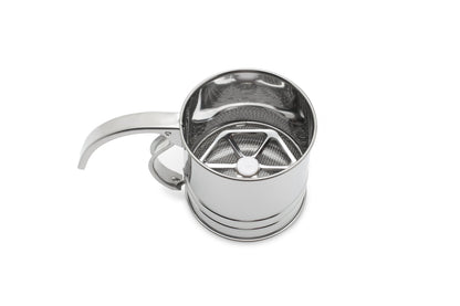 Fox Run Flour Sifter, Stainless Steel, 1-Cup, Metallic