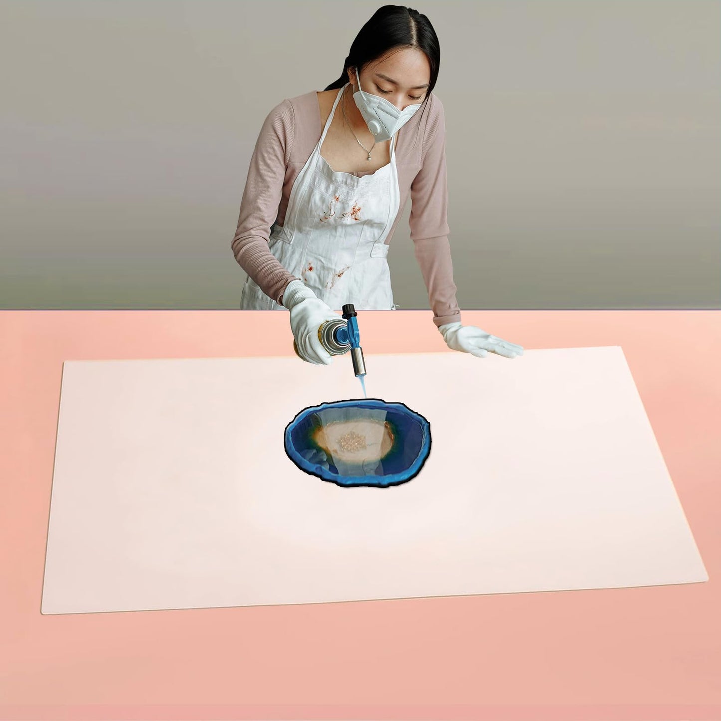 Miidqua Silicone Mat - Non-Stick, Reusable & Heat Resistant Up to 500°F, Fits Resin Crafts, Dishwasher Safe for Baking, Cookies, Pastry (36” x 24”)