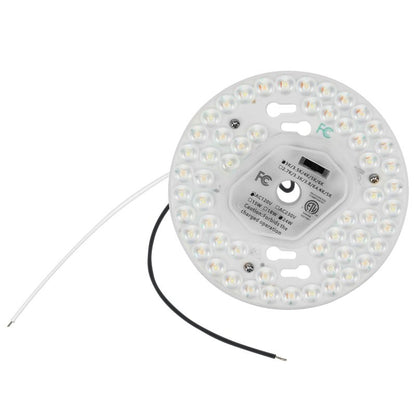 SHENGQINGTOP 5.12'' LED Ceiling Fan Light Retrofit Kit 24W 2200LM Ceiling Light Replacement PCB Board 5CCT 3000K 3500K 4000K 5000K 6000K Adjustable 120V CRI80 Dimmable