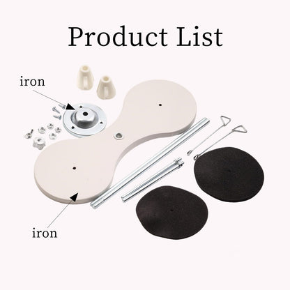 Skysewing 228776 21in Cone Thread Stand Spool Holder for Industrial Household Sewing Embroidery Quilting Serger Machines, 2 Thread Stand for Smoother Feed, 12cm Spool Holder with Steady Iron Base