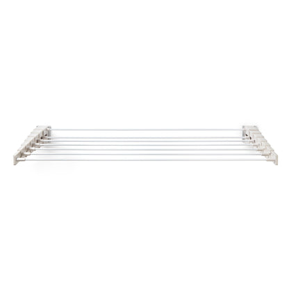 Rayen 0027.01 Wall Mounted Telescopic Clothesline, Painted Steel,ABS, White, 80 x 37 cm