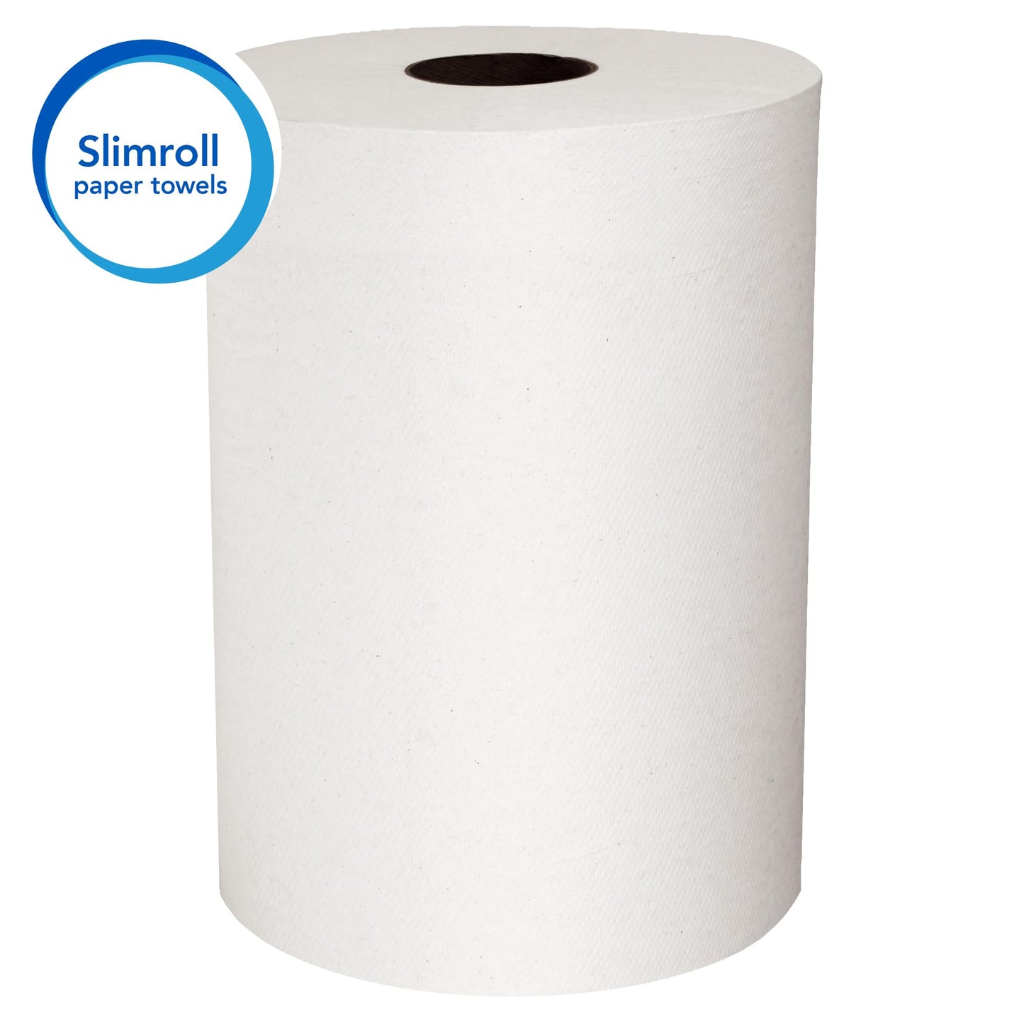 Scott Professional Slimroll Hard Roll Paper Towels, Bulk (12388), Hardwound, Absorbency Pockets, White, for compatible Kimberly-Clark Professional Dispensers (6 Rolls at 580' Each, 3,480'/Case)