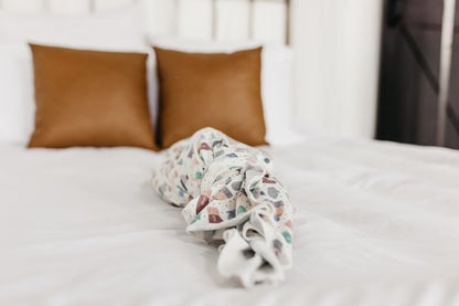 Copper Pearl Large Premium Knit Baby Swaddle Receiving Blanket Winter