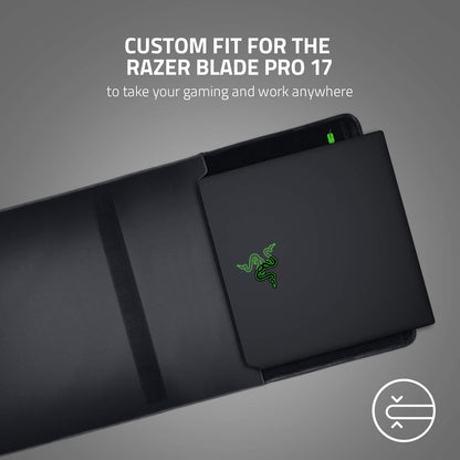 Razer 13" Neoprene Laptop Sleeve: Scratch & Water-Resistant - Padded Interior Lining - Snag-Free Velcro - Flip-Out Mouse Mat - Classic Black