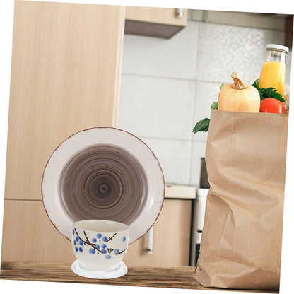 Alipis 2pcs Acrylic Plate Display Stand, China Dish Shape