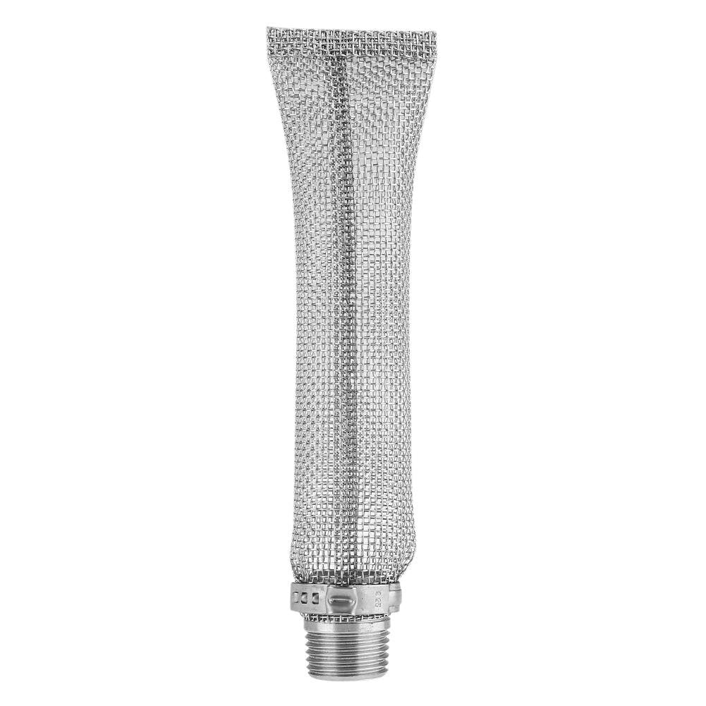 Fdit 304 Grade Stainless Steel Mesh Filter, 12inch/6inch Beer Brew Hop Strainer Tool for Mash Tun 1/2"(6inch)