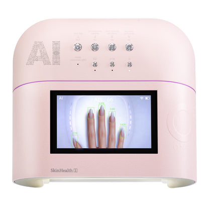 UV LED Nail Lamp for Gel Nails - O NAIL AI Smart Precision Scan Reduces UV Exposure, 109 LED Nail Dryer with HD Display, 2X Fast Curing Light for Salon & Home Pink (Battery Not Included)