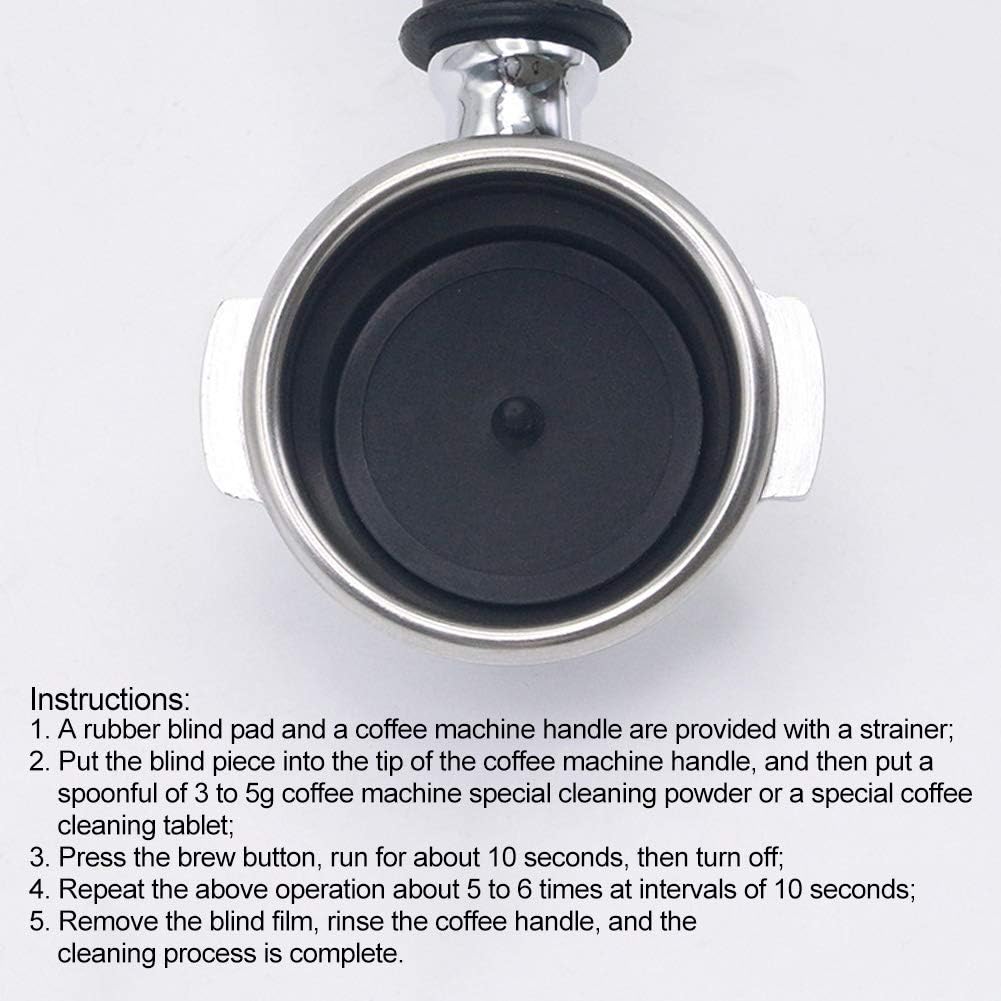 Tbest Blindsieb 57Mm Casadio Blind Filter, Coffee Machine Disk for Espresso Machines