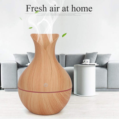 High Capacity Cool Mist Humidifier, for Bedroom, Baby Room, Living Room (Light Wooden Grain)