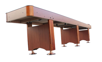 Playcraft Woodbridge Cherry 16' 2 Piece Construction Shuffleboard Table