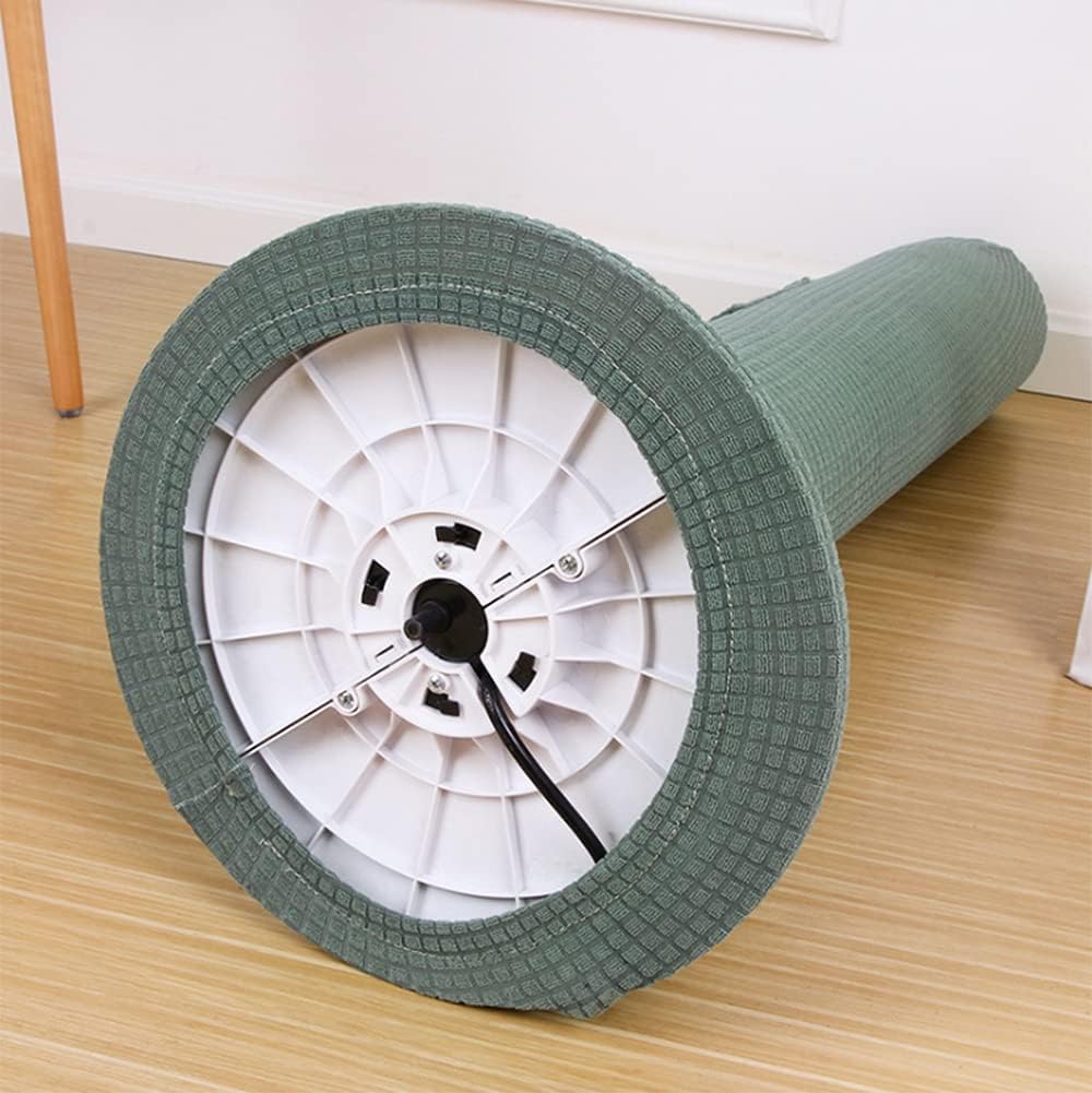Tower Fan Dust Cover, Water-Repellent Stretch Spandex Dustproof Guard for Household Office Fans, with Pocket (White)