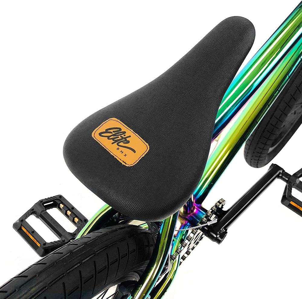 Elite BMX Bicycle 18", 20" & 26" Model Freestyle Bike - 3 Piece Crank (Oil Slick, 20")